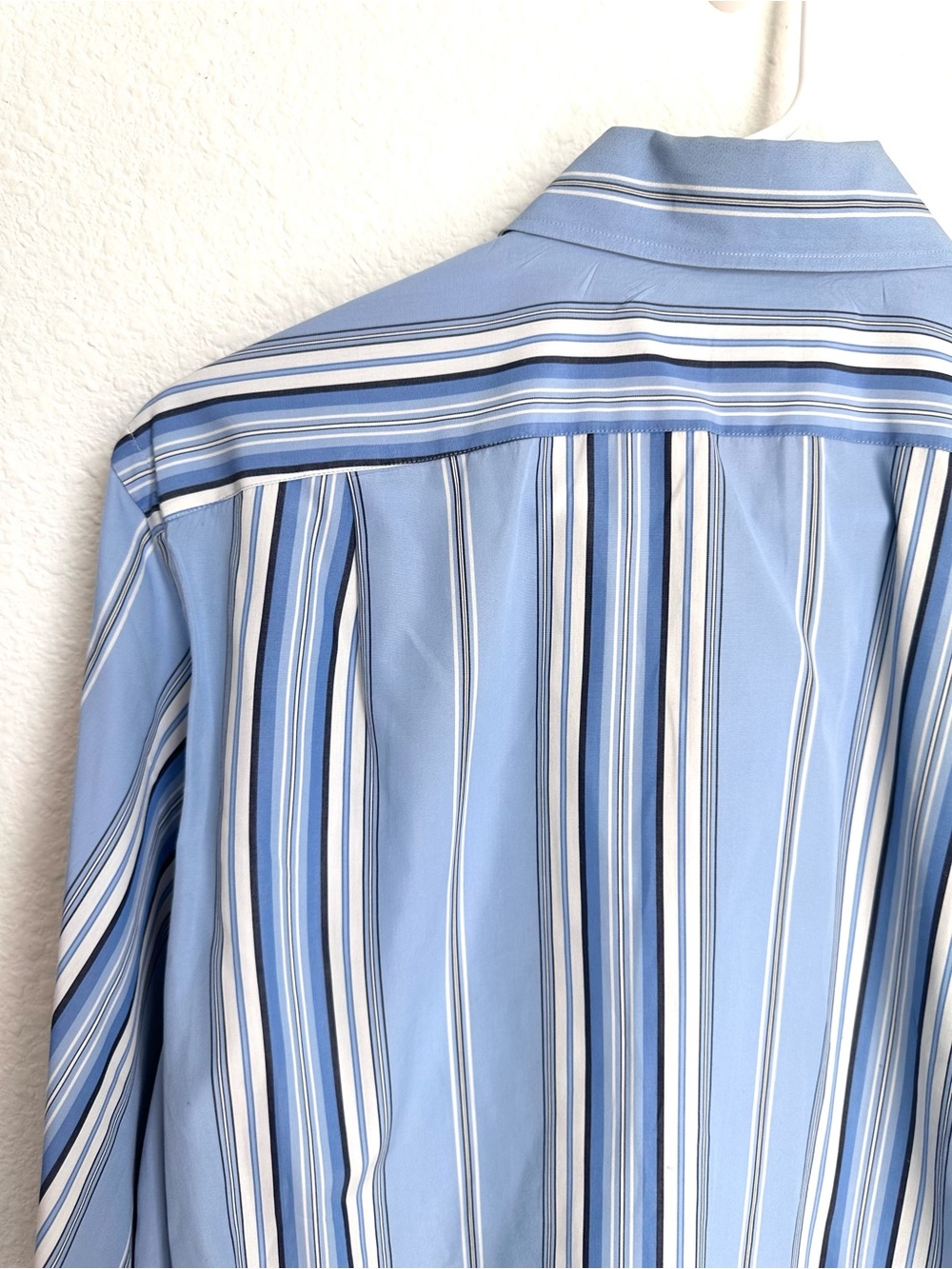 RALPH LAUREN Purple Label Men's Striped Button‎ Down cotton Shirt Size Medium - Picture 17 of 17
